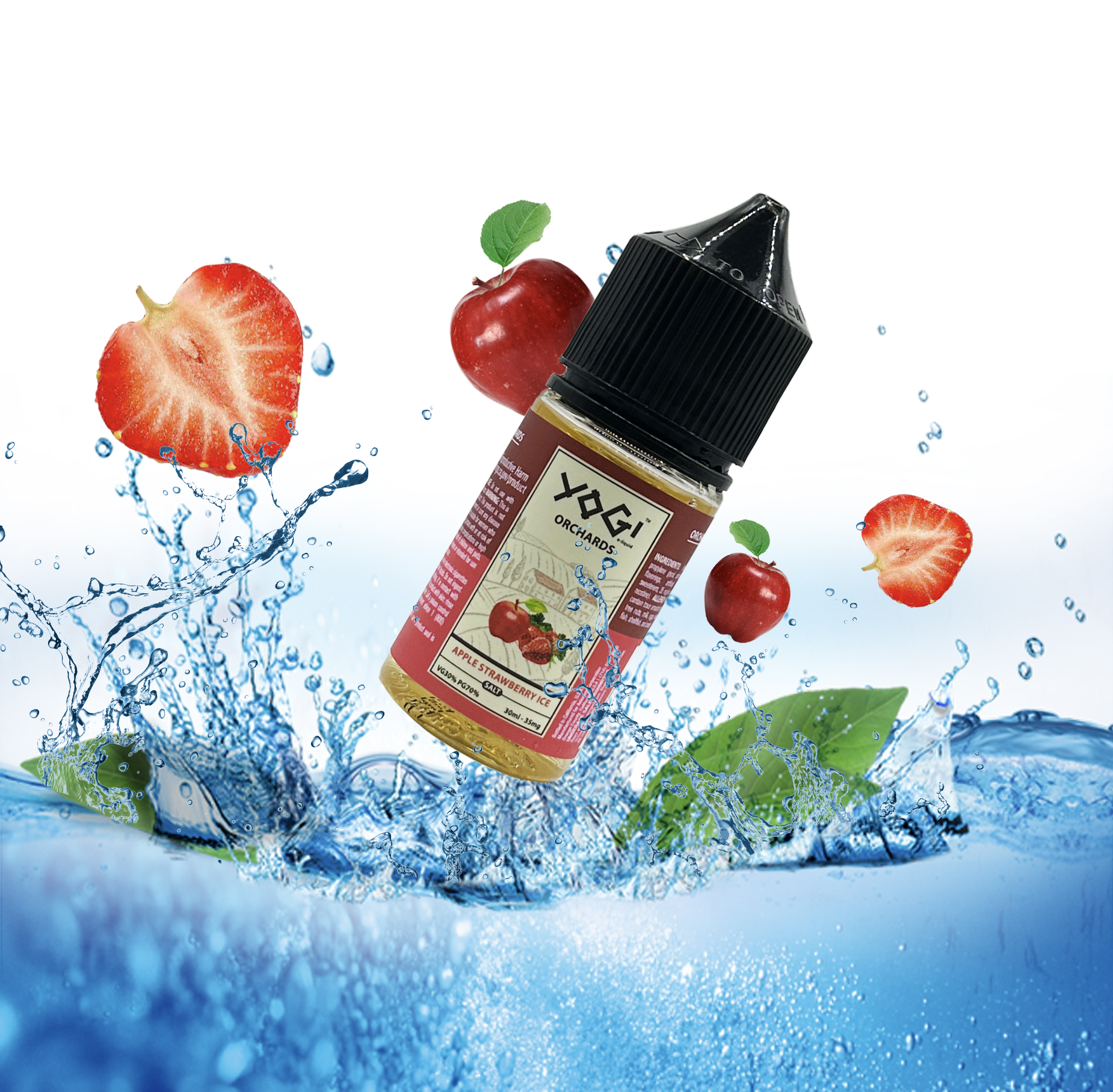 Yogi Orchards Apple Strawberry Ice Juice - Táo Dâu Lạnh 35mg 50mg